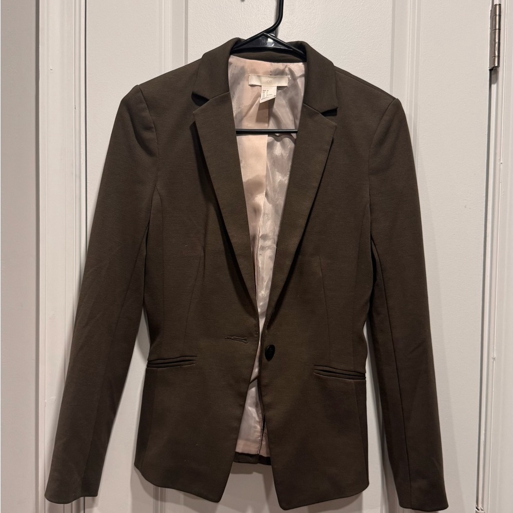H&M Dark Green Blazer